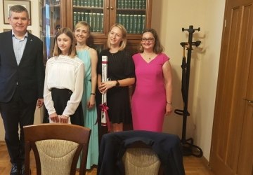 List gratulacyjny od Burmistrza Starego Sącza dla Alicji Mordarskiej